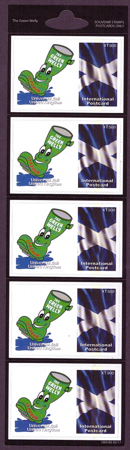 (image for) UK0185 The Green Welly Universal Mail Stamps Dated: 05/17